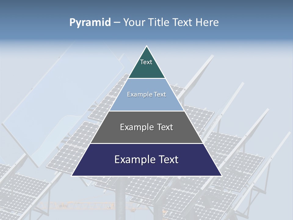 Reflective Solar Panels Installation PowerPoint Template