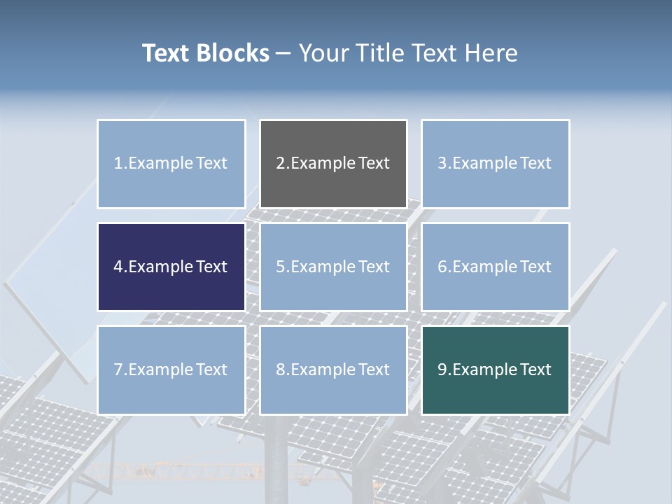 Reflective Solar Panels Installation PowerPoint Template
