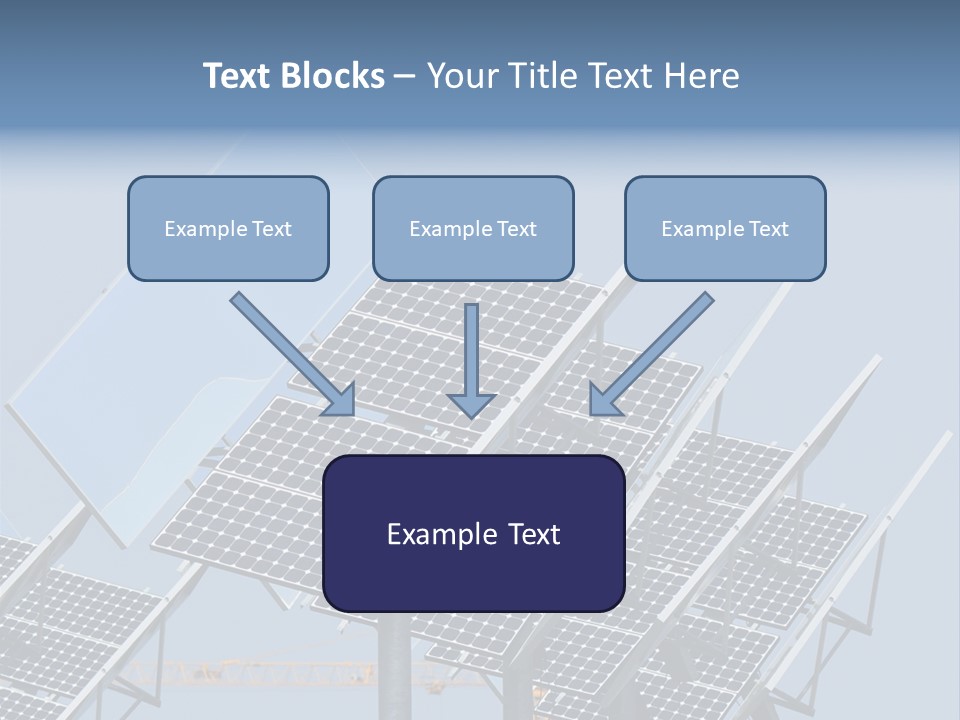 Reflective Solar Panels Installation PowerPoint Template