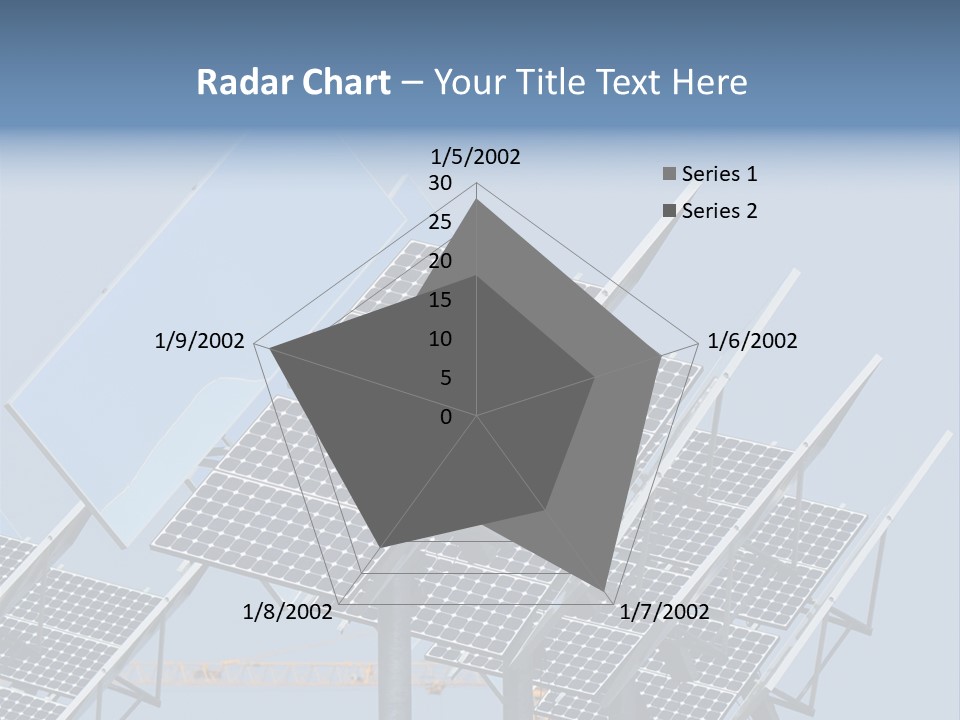 Reflective Solar Panels Installation PowerPoint Template