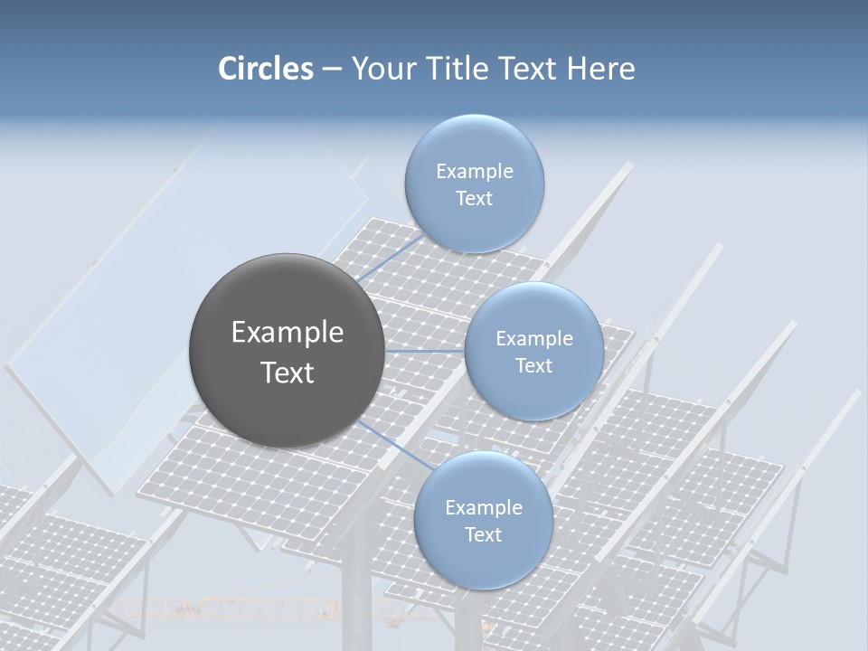 Reflective Solar Panels Installation PowerPoint Template