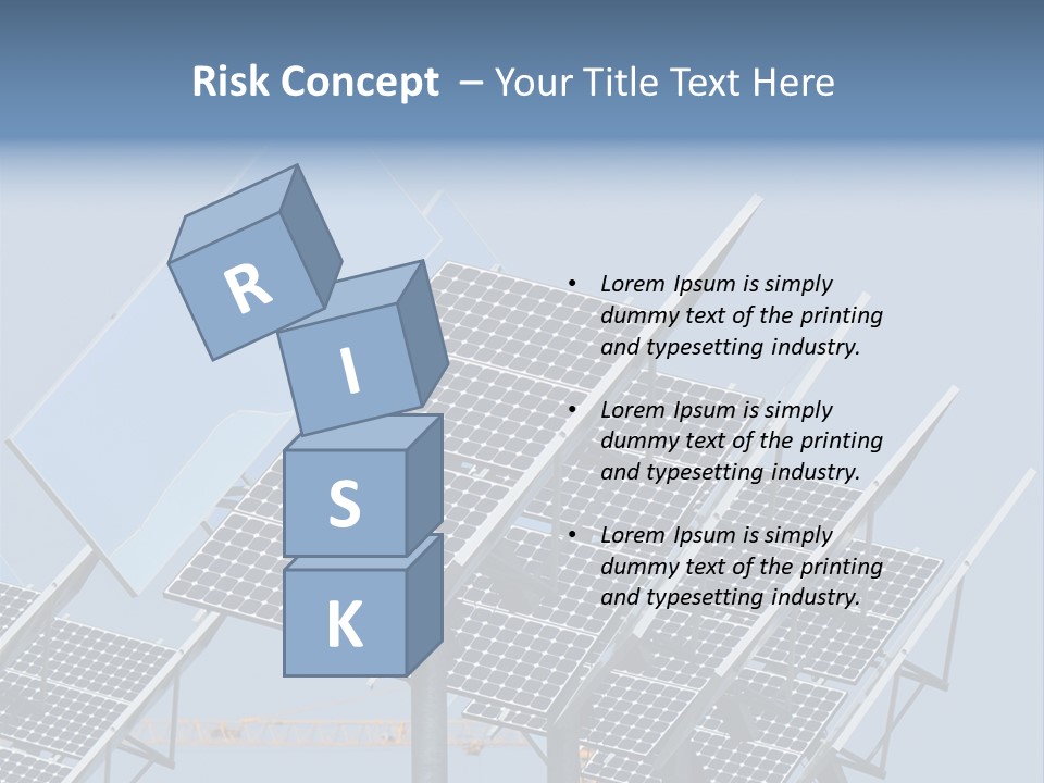Reflective Solar Panels Installation PowerPoint Template