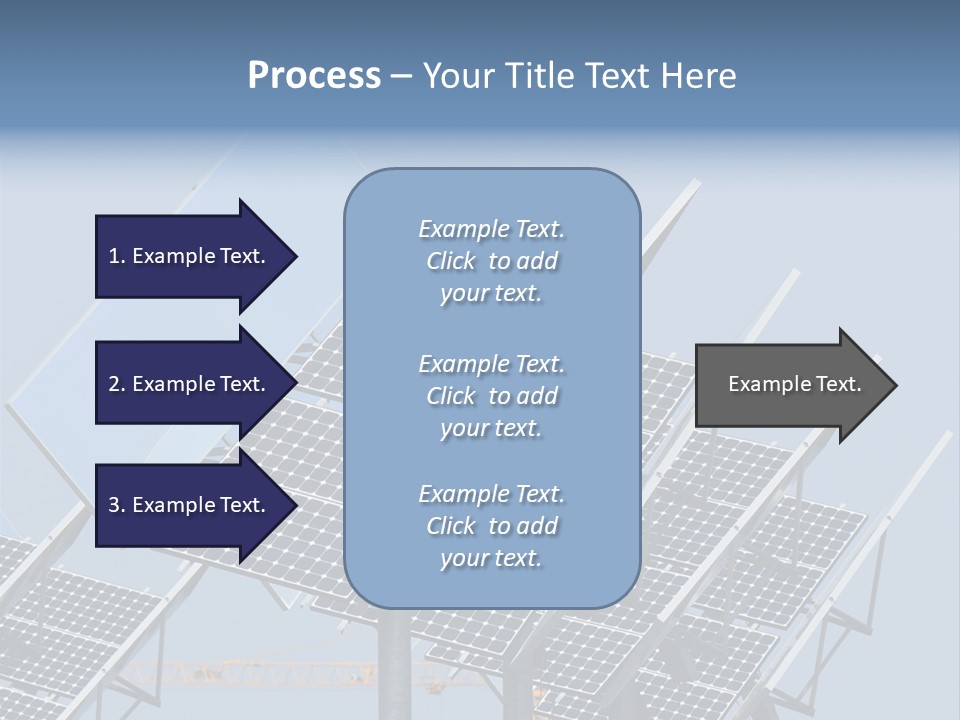 Reflective Solar Panels Installation PowerPoint Template