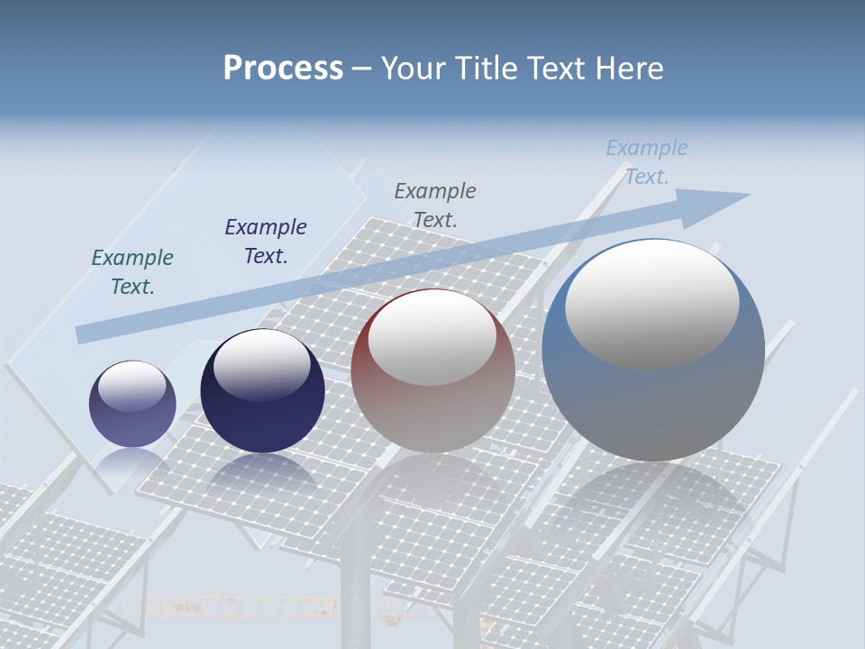 Reflective Solar Panels Installation PowerPoint Template