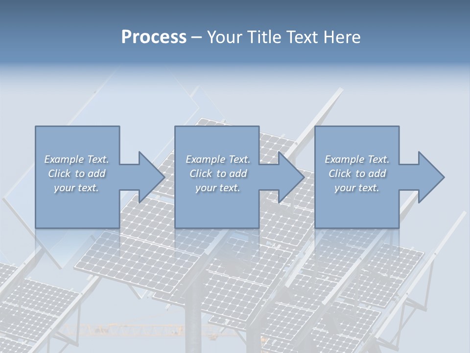 Reflective Solar Panels Installation PowerPoint Template