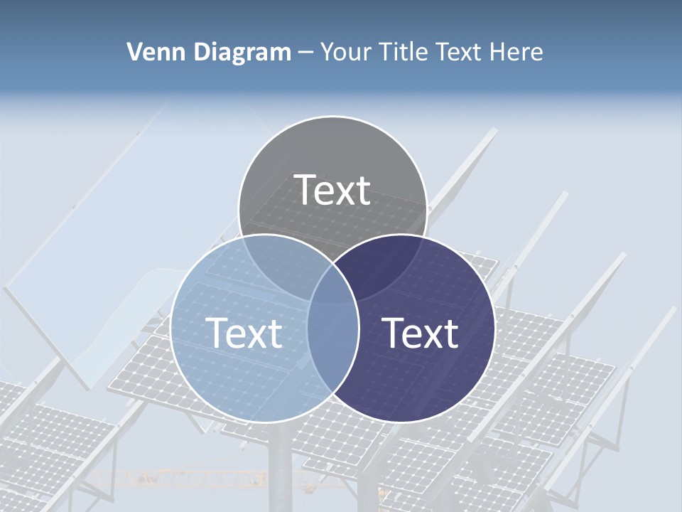 Reflective Solar Panels Installation PowerPoint Template