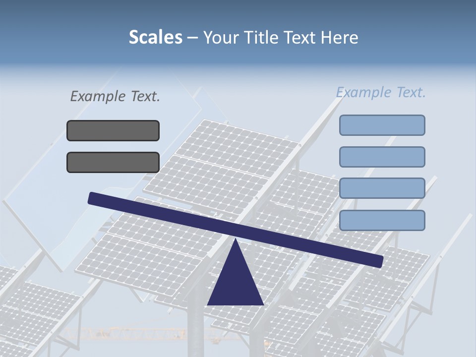 Reflective Solar Panels Installation PowerPoint Template
