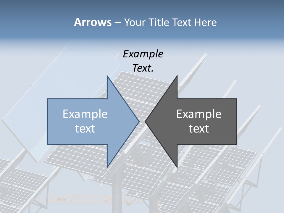 Reflective Solar Panels Installation PowerPoint Template