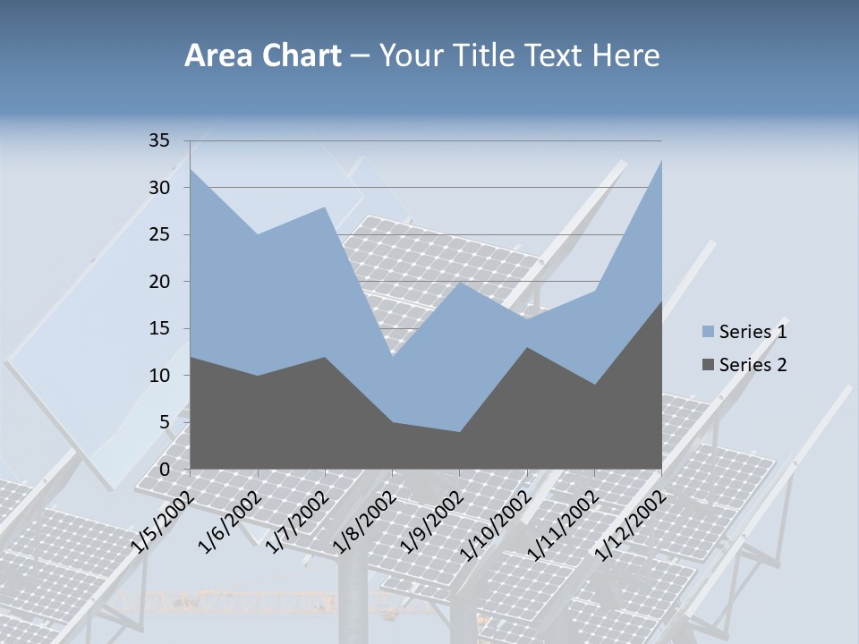 Reflective Solar Panels Installation PowerPoint Template