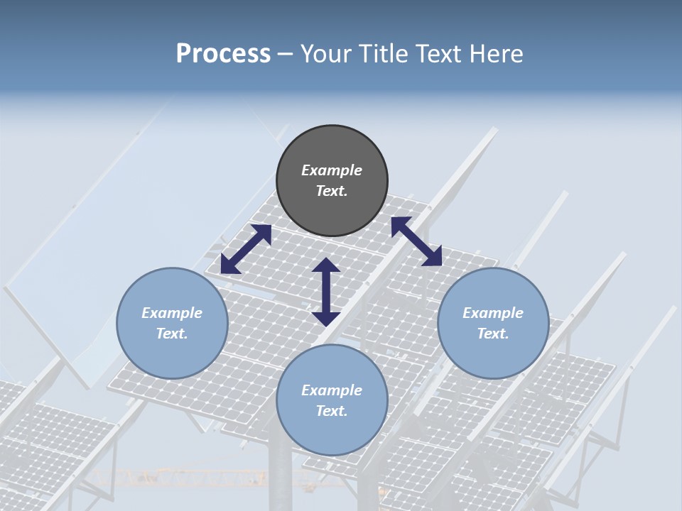 Reflective Solar Panels Installation PowerPoint Template