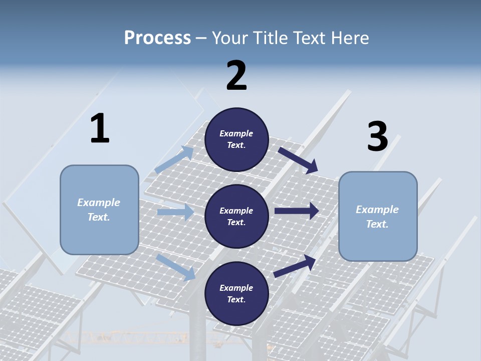 Reflective Solar Panels Installation PowerPoint Template