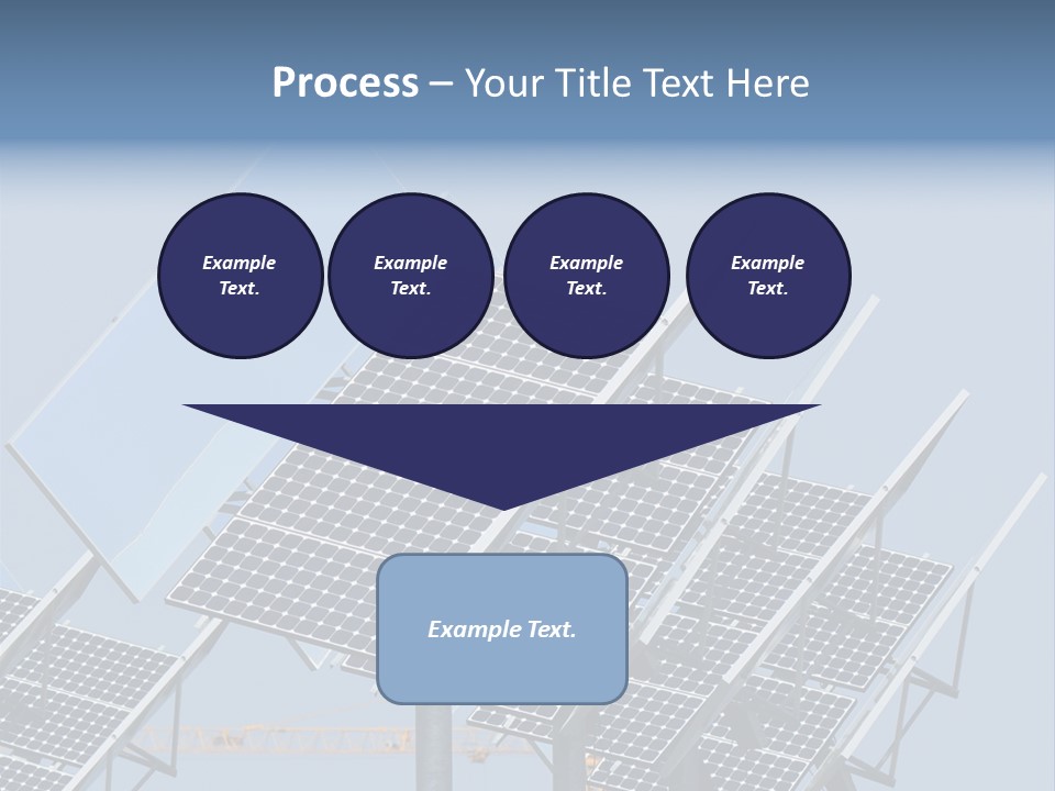 Reflective Solar Panels Installation PowerPoint Template
