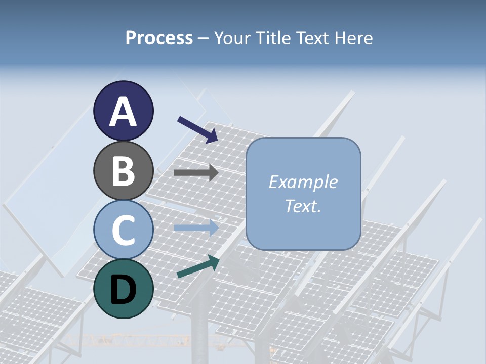 Reflective Solar Panels Installation PowerPoint Template