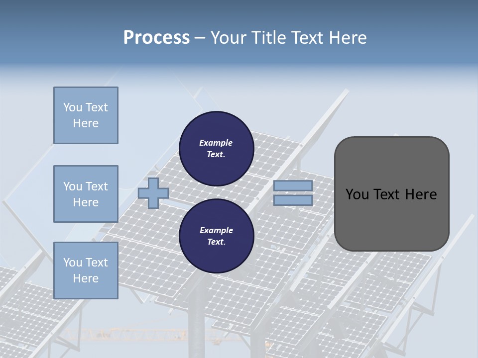 Reflective Solar Panels Installation PowerPoint Template