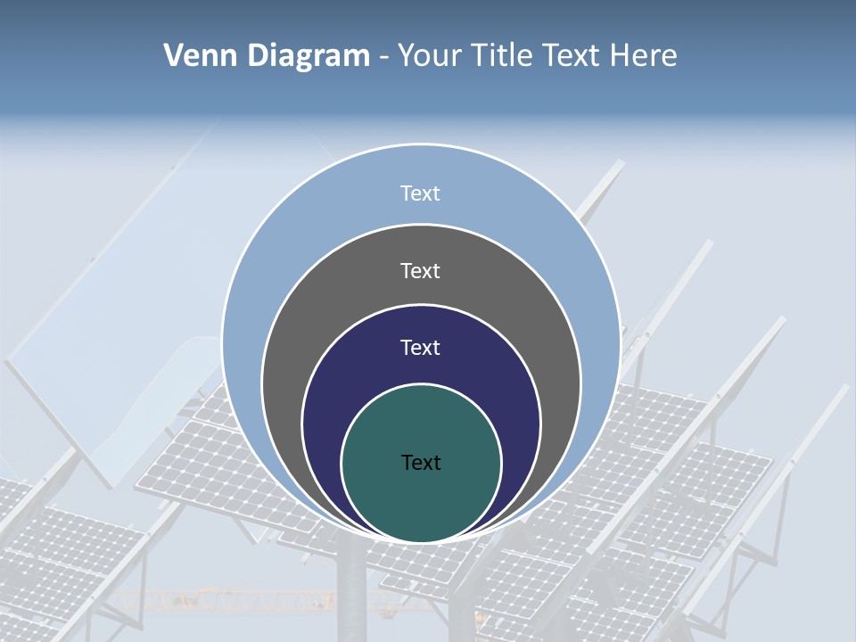 Reflective Solar Panels Installation PowerPoint Template