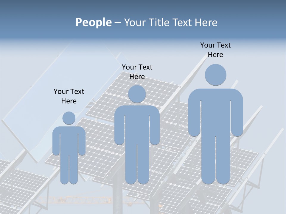 Reflective Solar Panels Installation PowerPoint Template