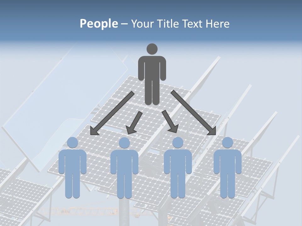 Reflective Solar Panels Installation PowerPoint Template