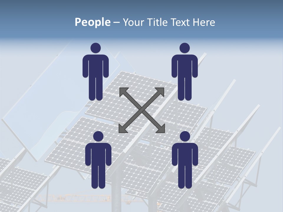 Reflective Solar Panels Installation PowerPoint Template