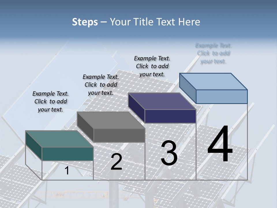 Reflective Solar Panels Installation PowerPoint Template