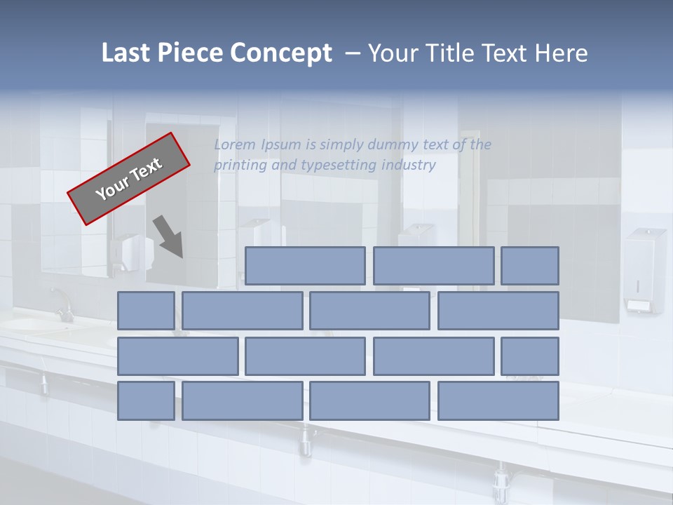 Empty Ceramic Hygienic PowerPoint Template