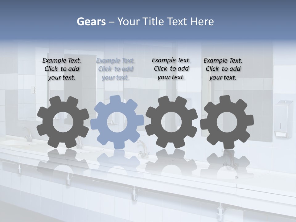 Empty Ceramic Hygienic PowerPoint Template