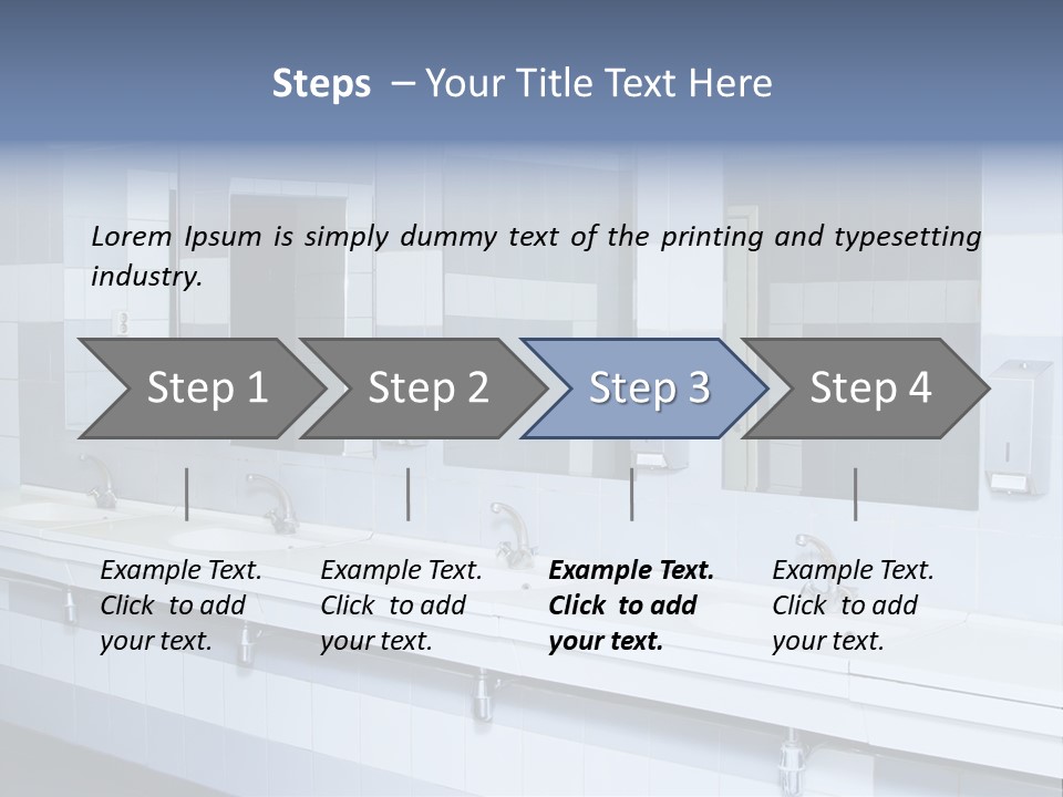 Empty Ceramic Hygienic PowerPoint Template