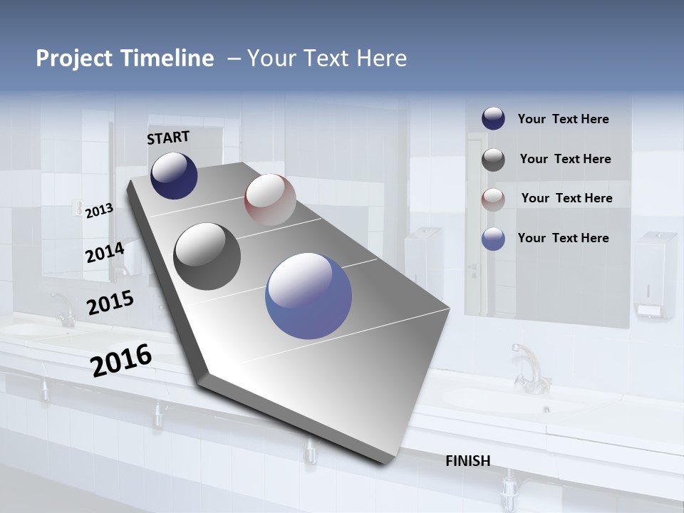 Empty Ceramic Hygienic PowerPoint Template