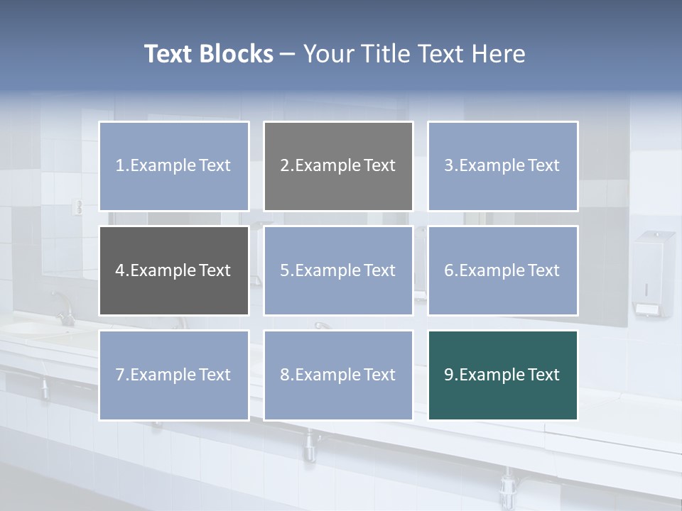 Empty Ceramic Hygienic PowerPoint Template