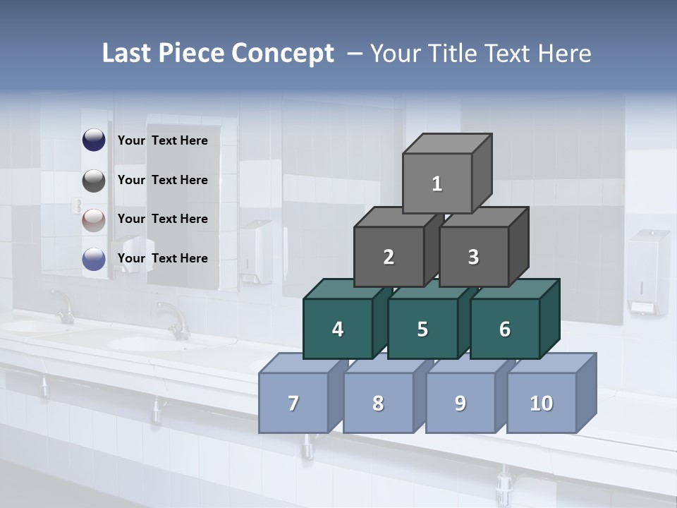 Empty Ceramic Hygienic PowerPoint Template