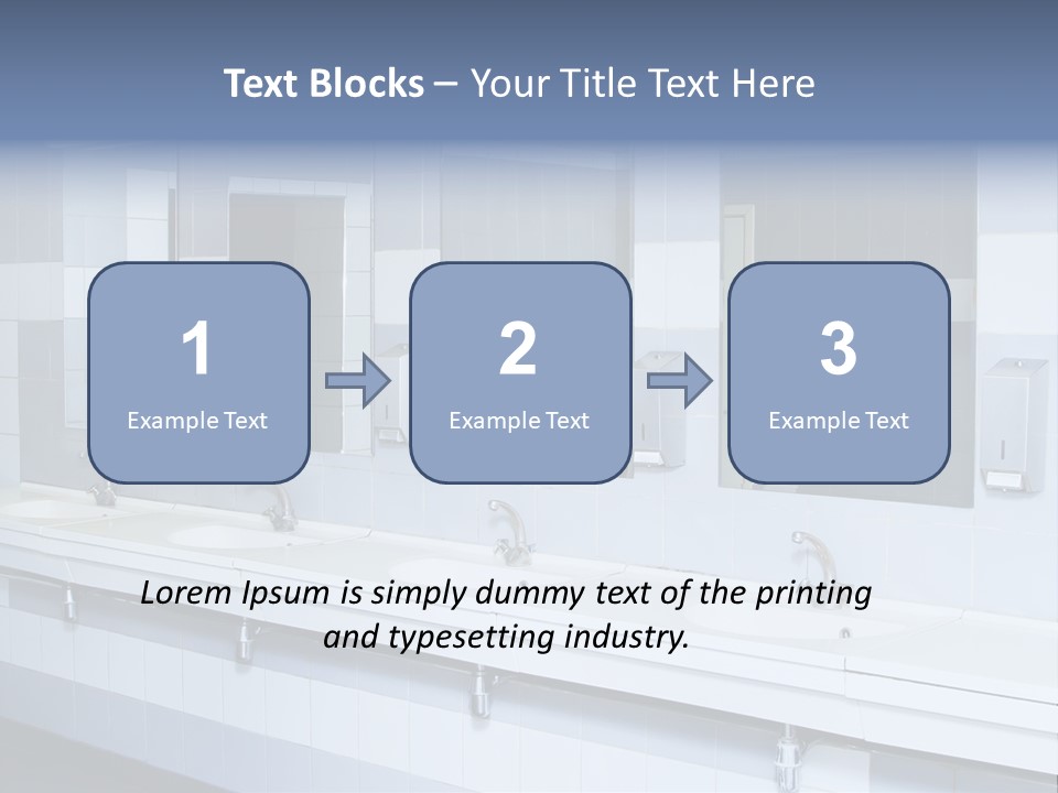 Empty Ceramic Hygienic PowerPoint Template