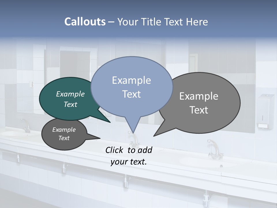 Empty Ceramic Hygienic PowerPoint Template