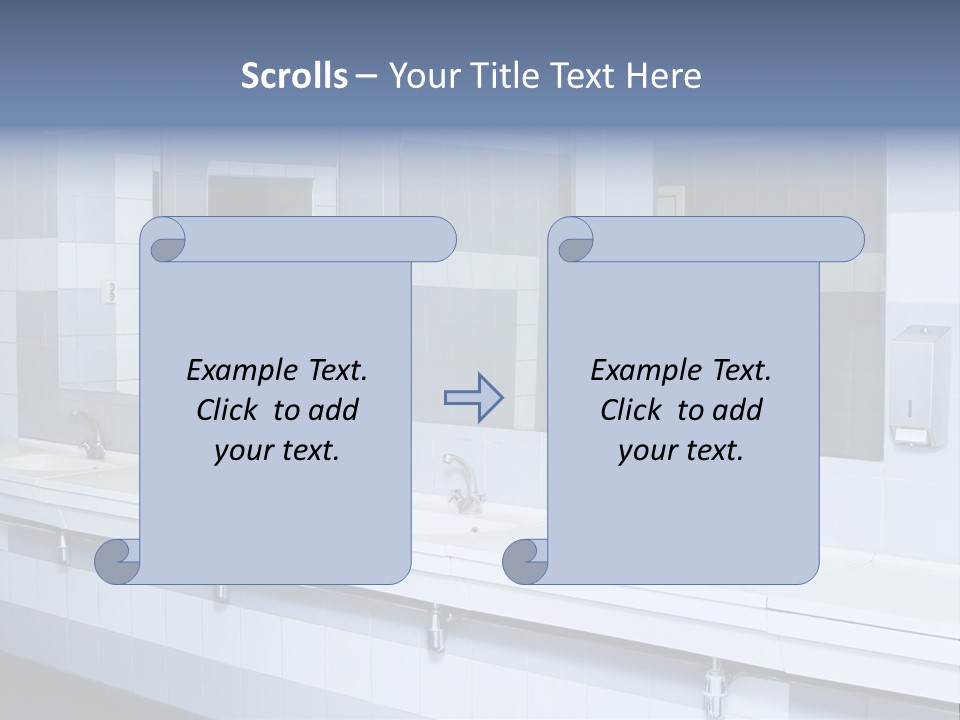 Empty Ceramic Hygienic PowerPoint Template