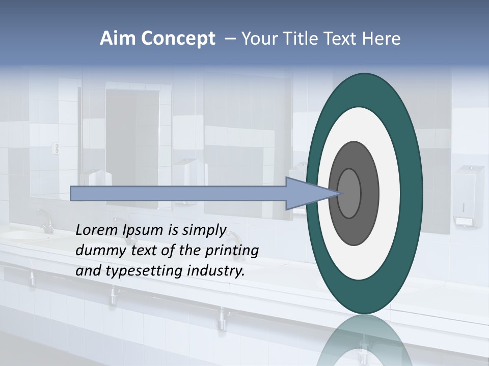 Empty Ceramic Hygienic PowerPoint Template