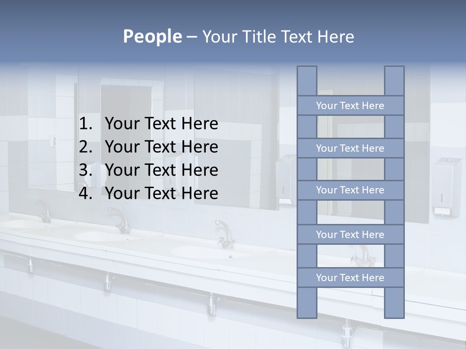 Empty Ceramic Hygienic PowerPoint Template
