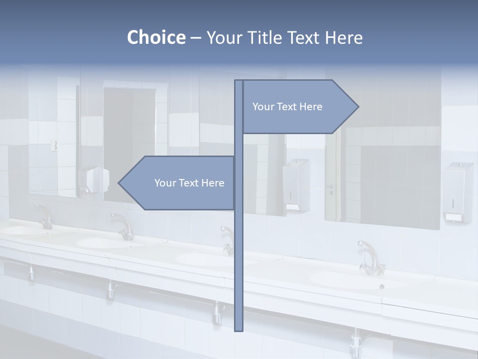 Empty Ceramic Hygienic PowerPoint Template