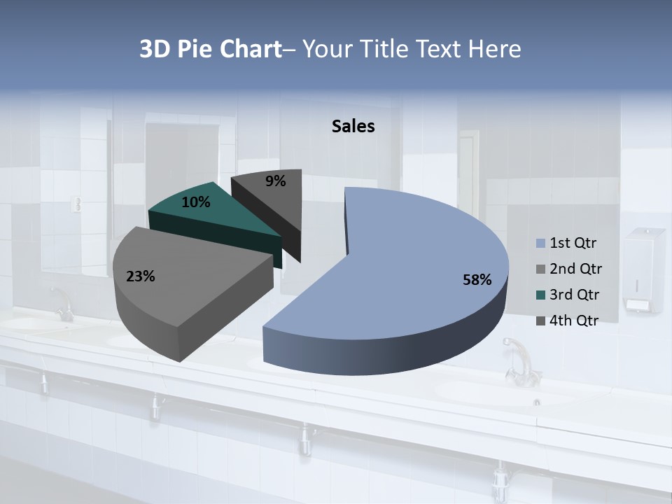 Empty Ceramic Hygienic PowerPoint Template