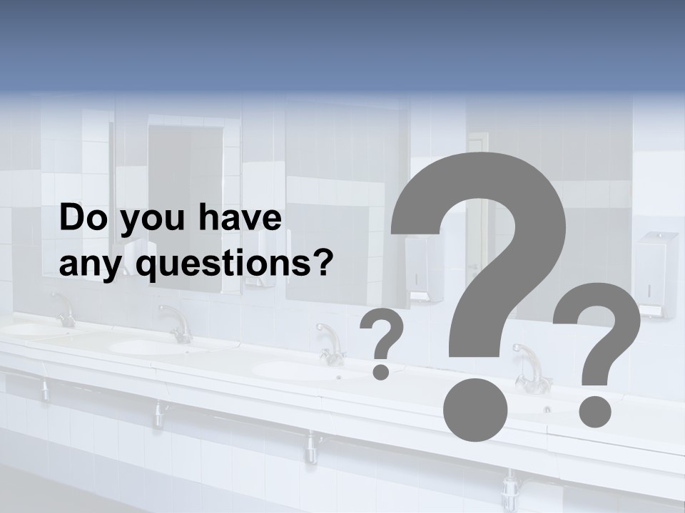 Empty Ceramic Hygienic PowerPoint Template