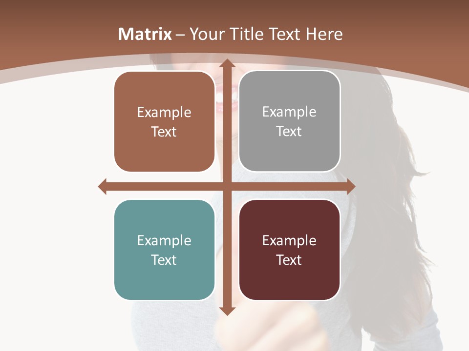 Closeup Winner People PowerPoint Template