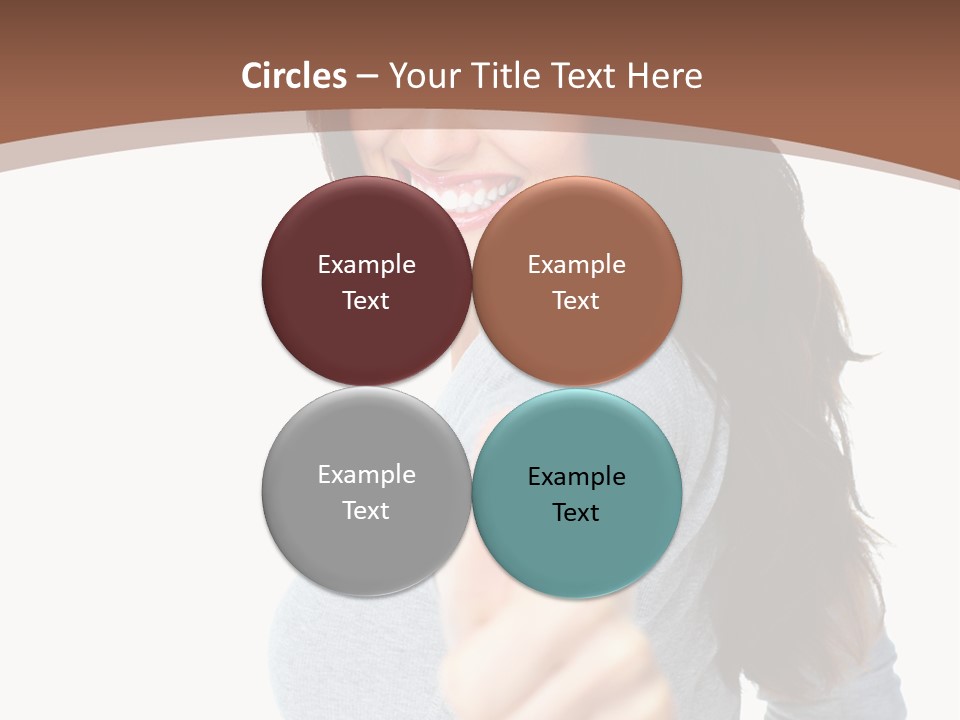 Closeup Winner People PowerPoint Template