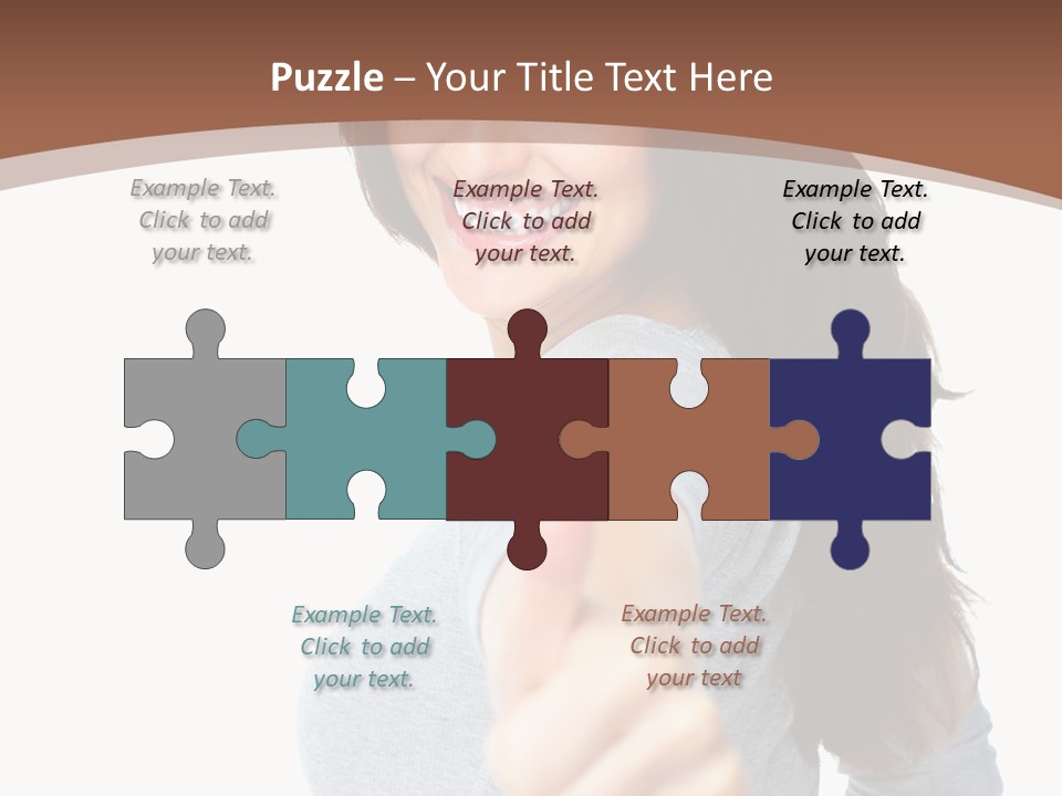 Closeup Winner People PowerPoint Template