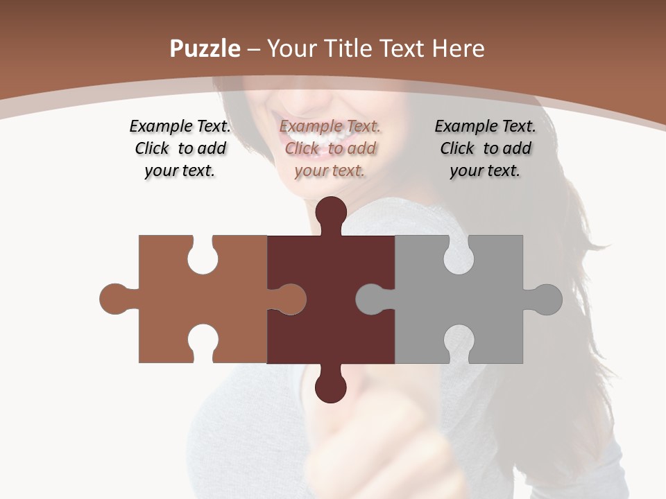 Closeup Winner People PowerPoint Template