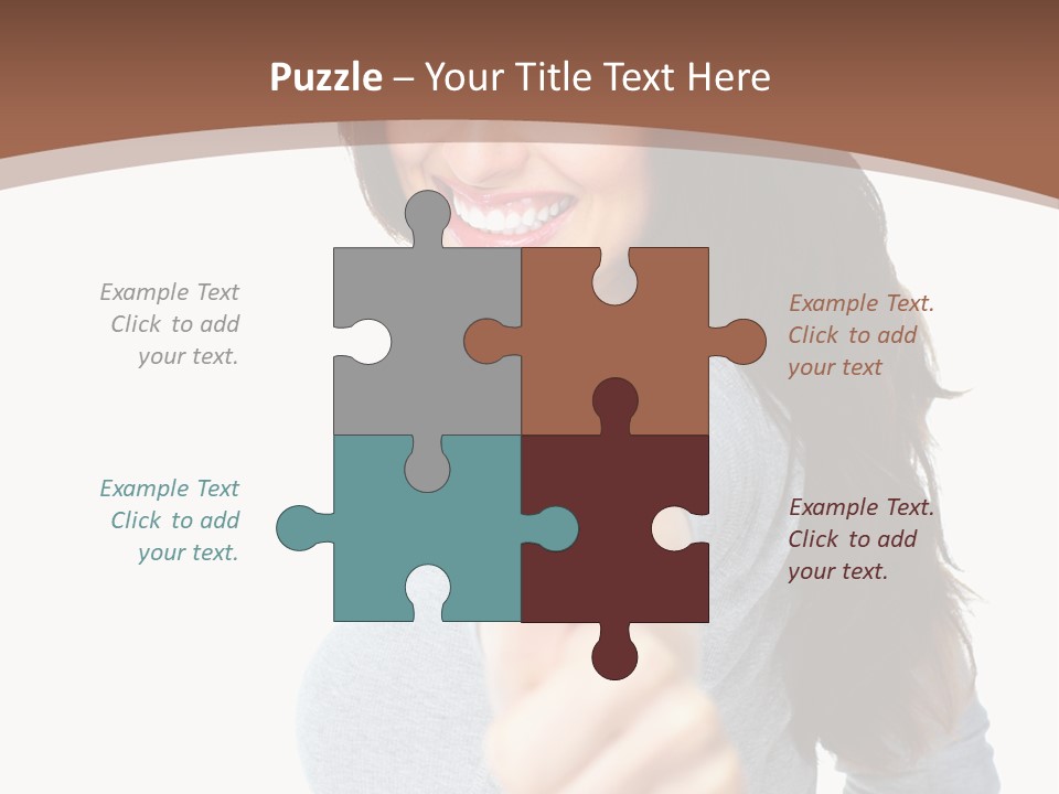 Closeup Winner People PowerPoint Template