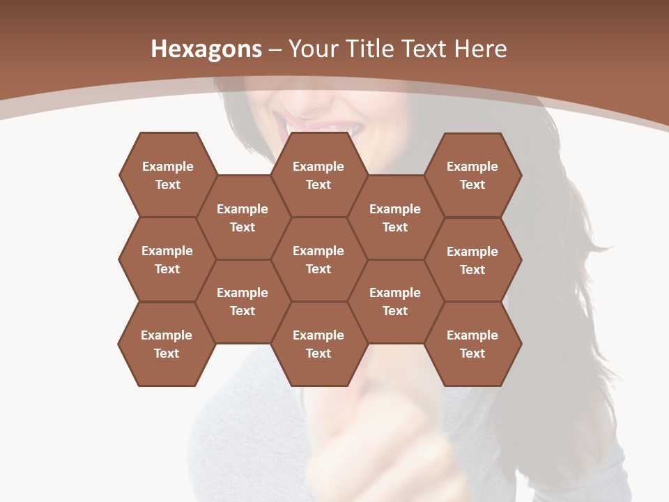 Closeup Winner People PowerPoint Template