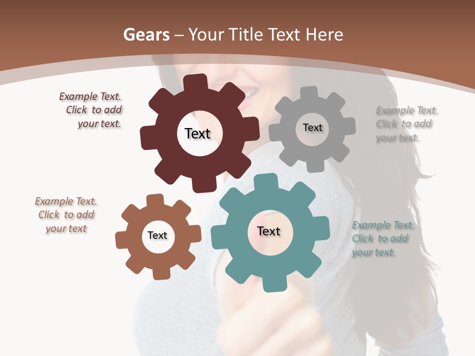 Closeup Winner People PowerPoint Template