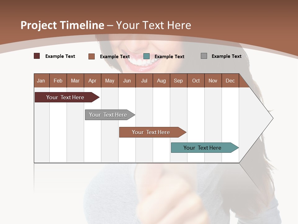 Closeup Winner People PowerPoint Template