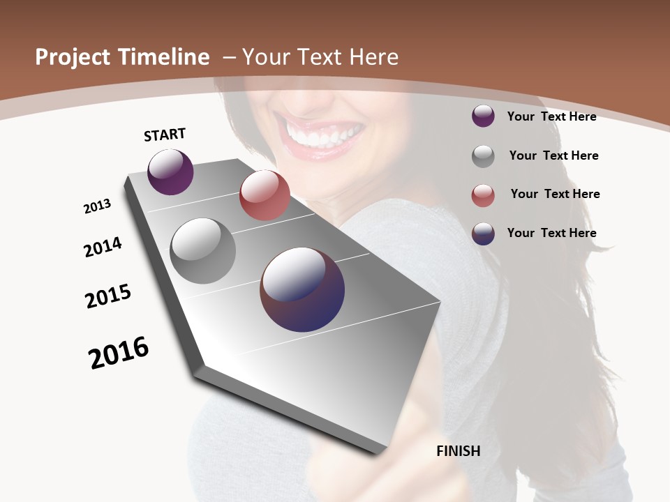 Closeup Winner People PowerPoint Template