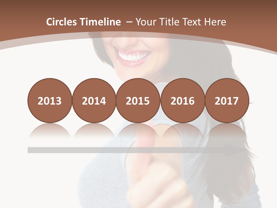 Closeup Winner People PowerPoint Template