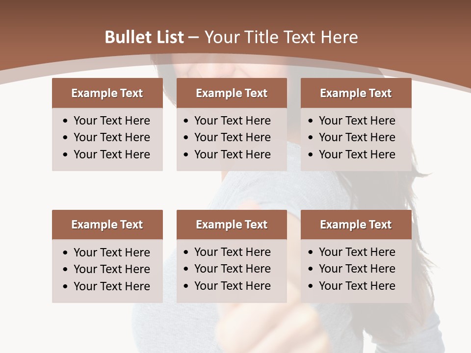 Closeup Winner People PowerPoint Template