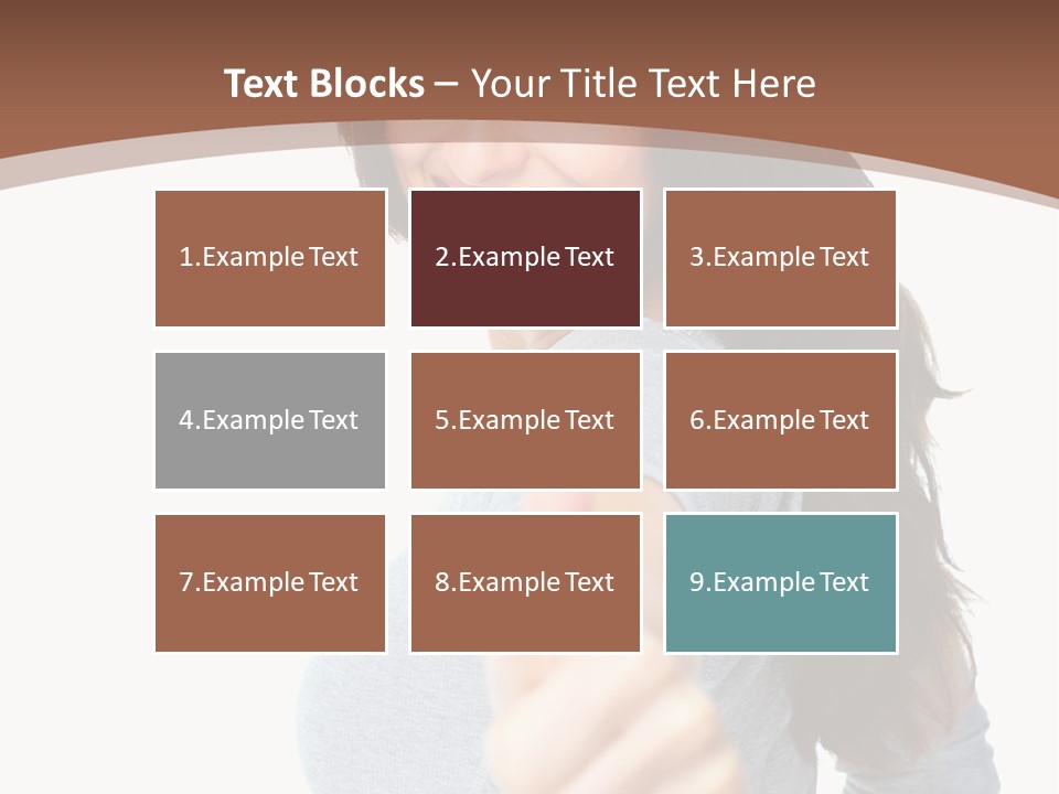 Closeup Winner People PowerPoint Template