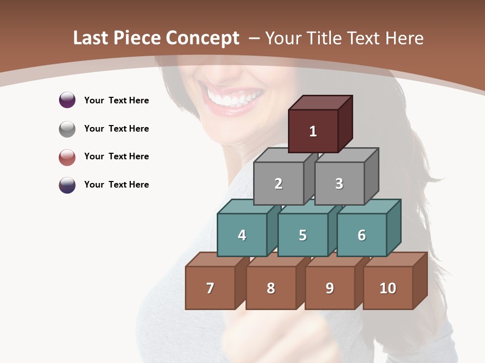 Closeup Winner People PowerPoint Template